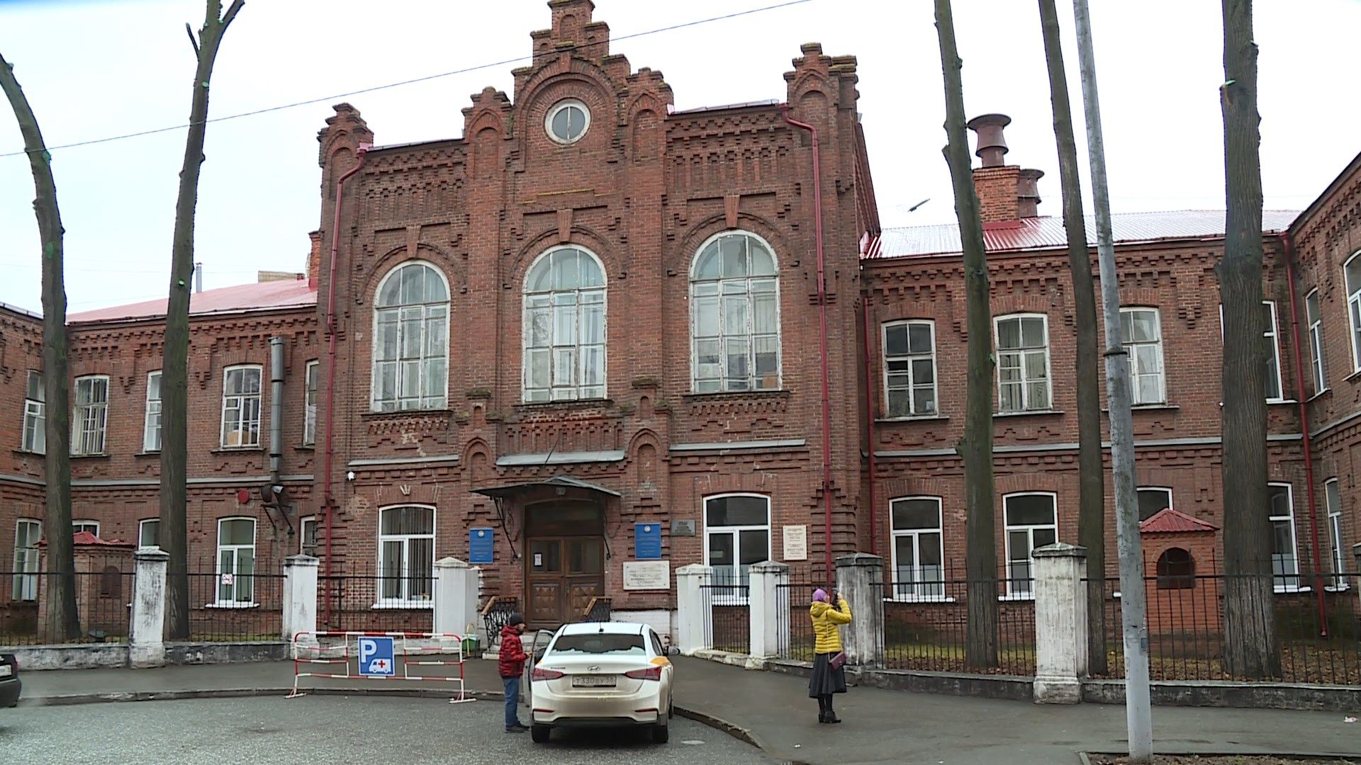 Неизвестные неправильно обрезали липы на территории объекта культурного наследия в Казани