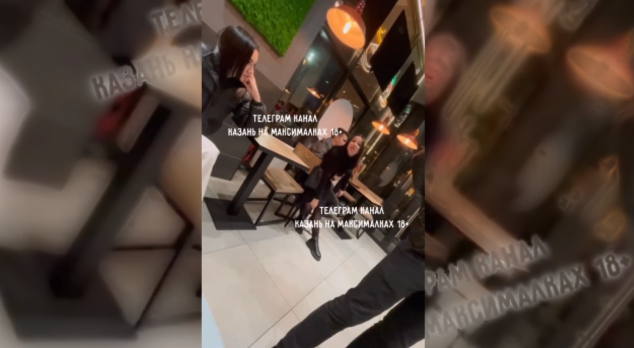 Неадекватная девушка напала на посетителей одного из казанских кафе