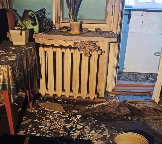 При пожаре в многоэтажке в Лениногорске найдено тело мужчины