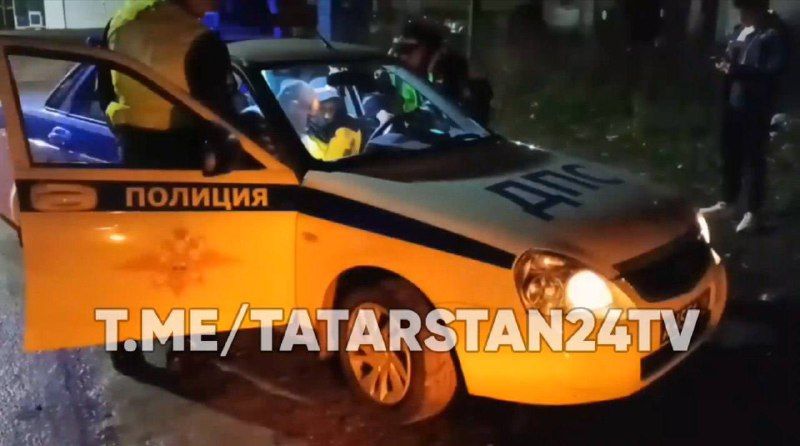 В Казани полицейские устроили погоню за пьяными супругами