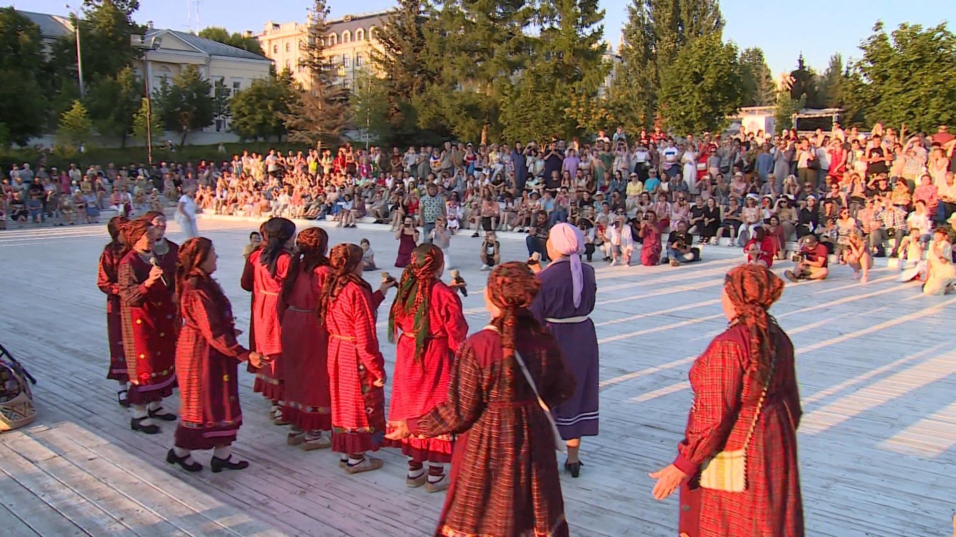 В казанском парке Черное озеро прошел праздник удмуртской культуры