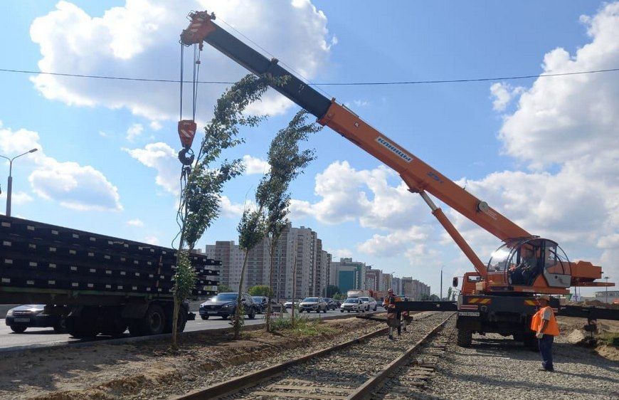 Трамвайные пути на проспекте Победы в Казани отремонтируют до конца августа