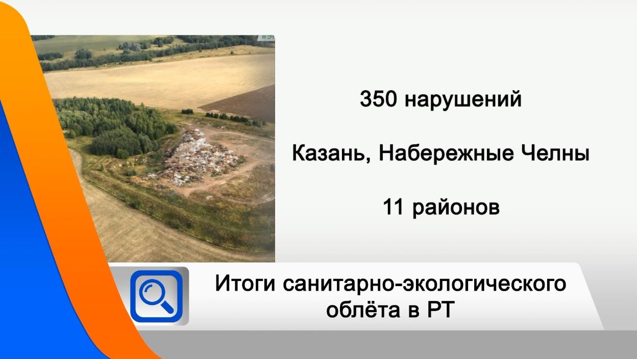 Экологи с вертолета обнаружили сотни несанкционированных свалок в Казани и Челнах