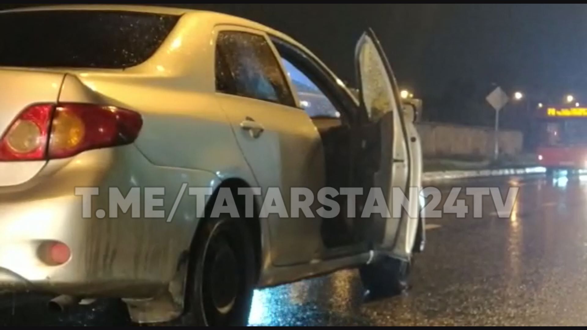 В Казани таксист сбил женщину на Мамадышском тракте