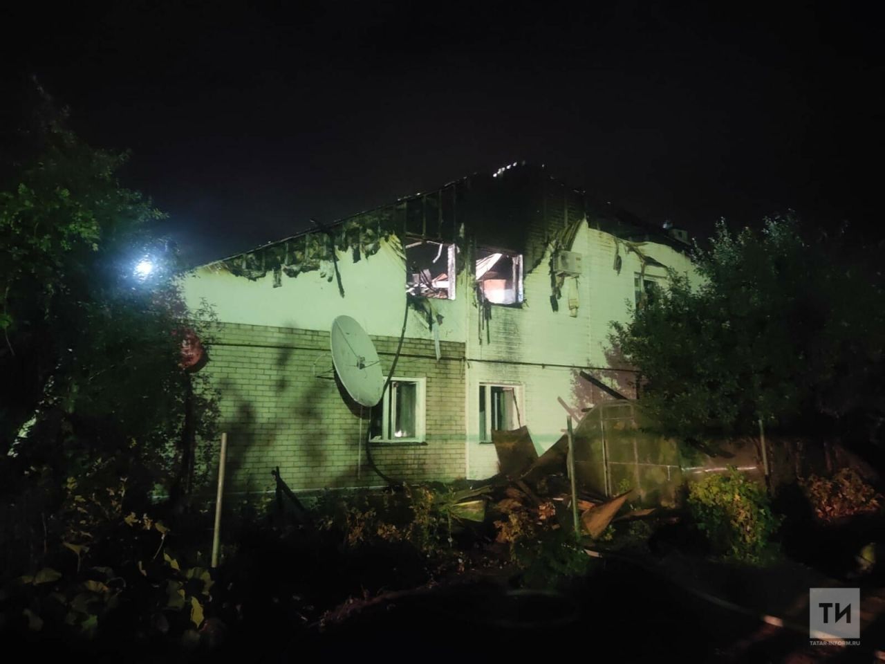 Жительница Казани вынесла двухлетнего сына из горящего дома