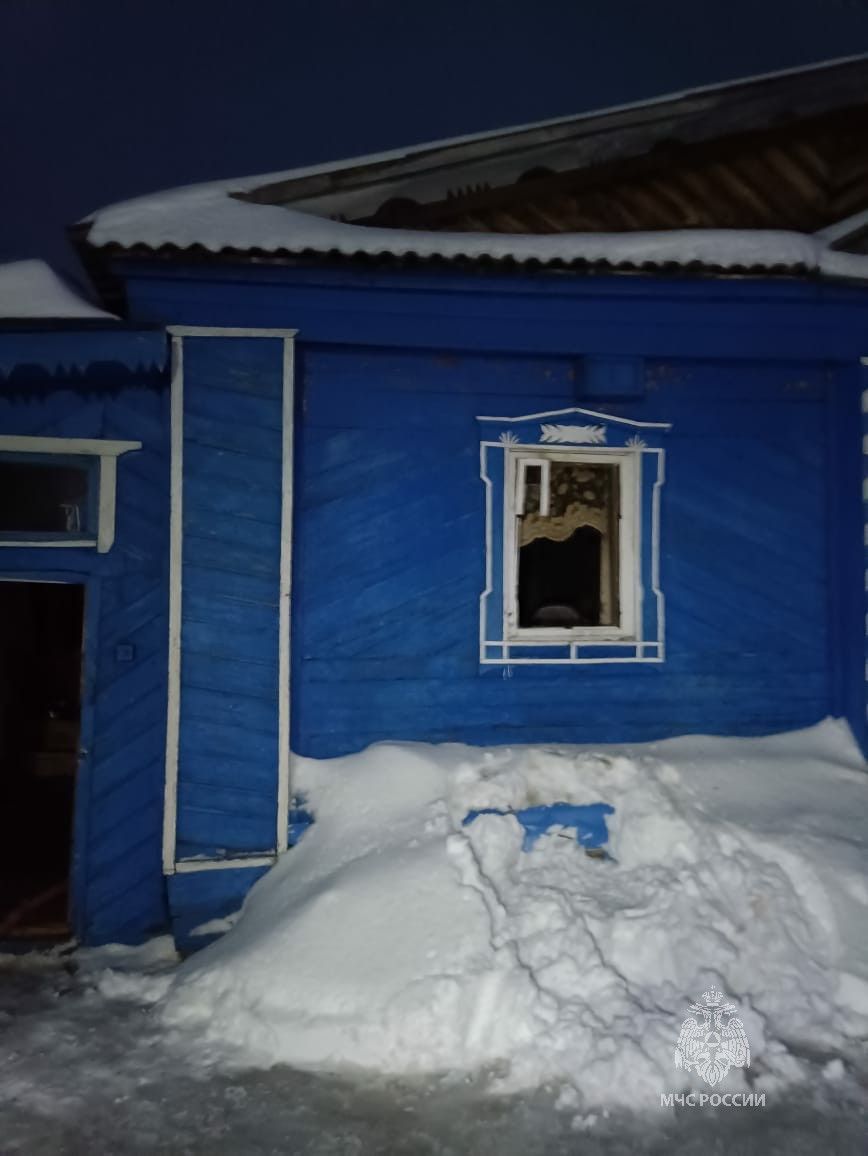 Пенсионер погиб на пожаре в Татарстане