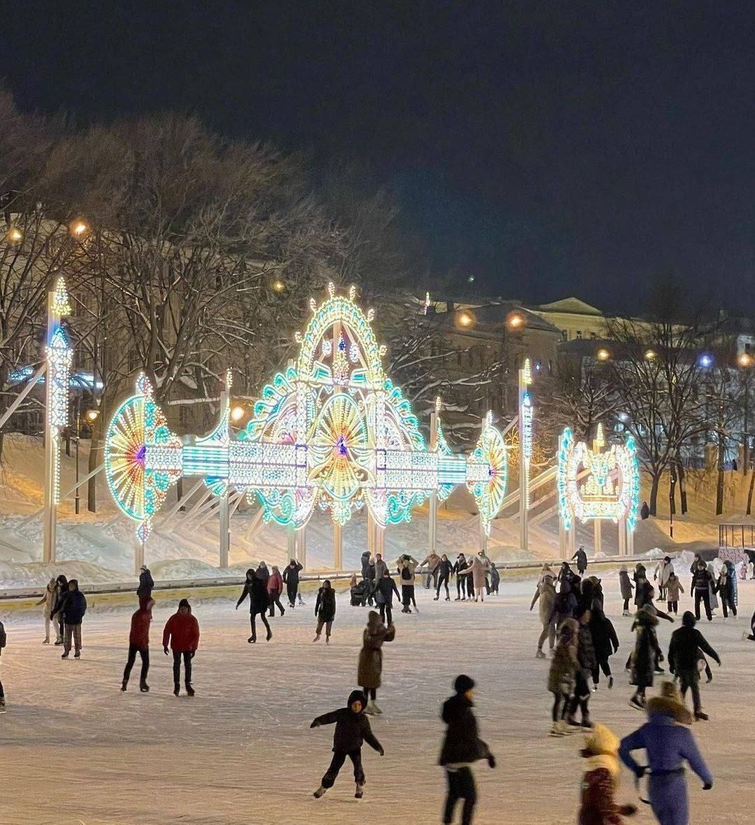 В Казани закрываются катки из-за аномальных морозов