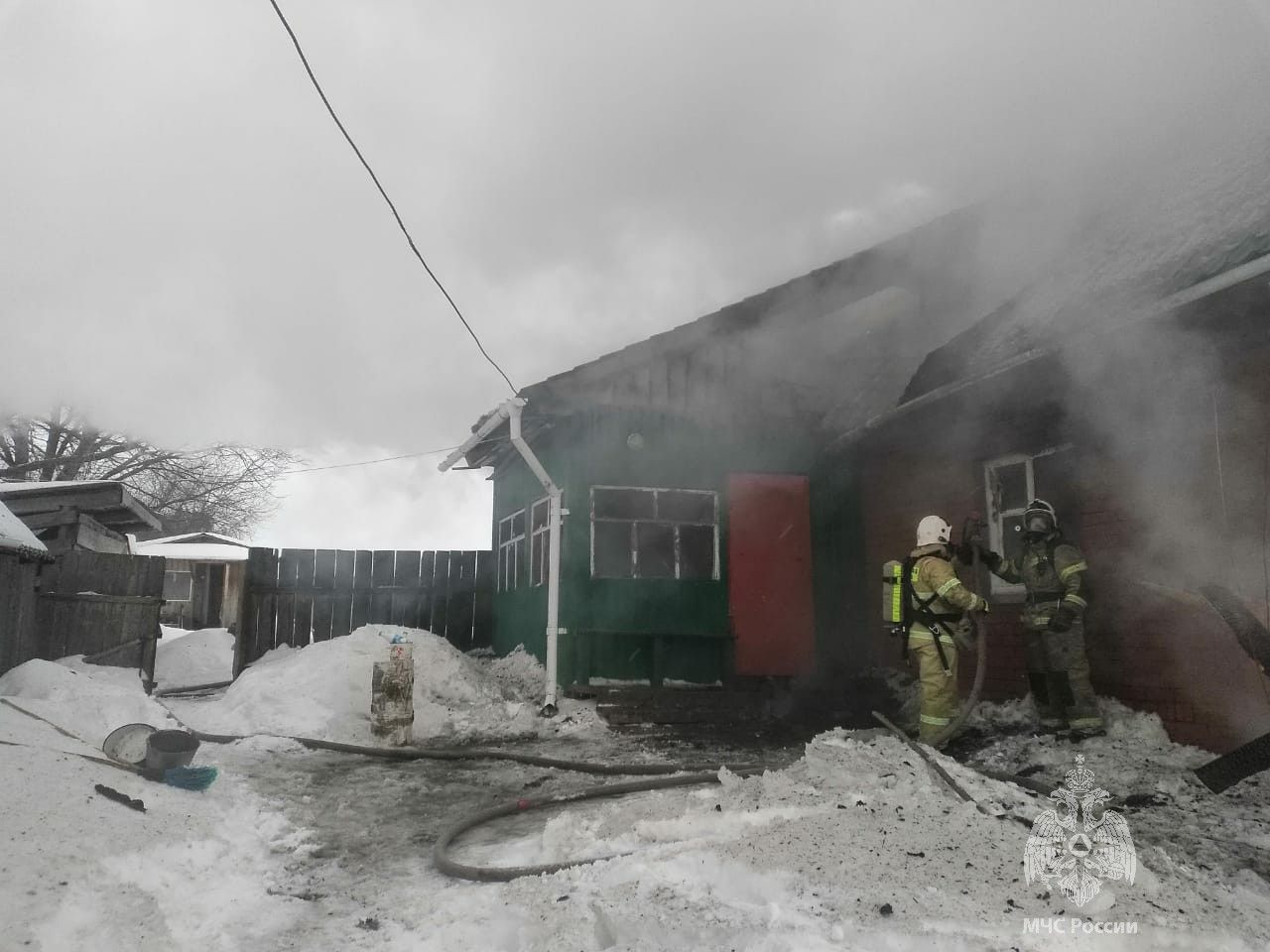 Пенсионерка погибла на пожаре в частном доме в Татарстане