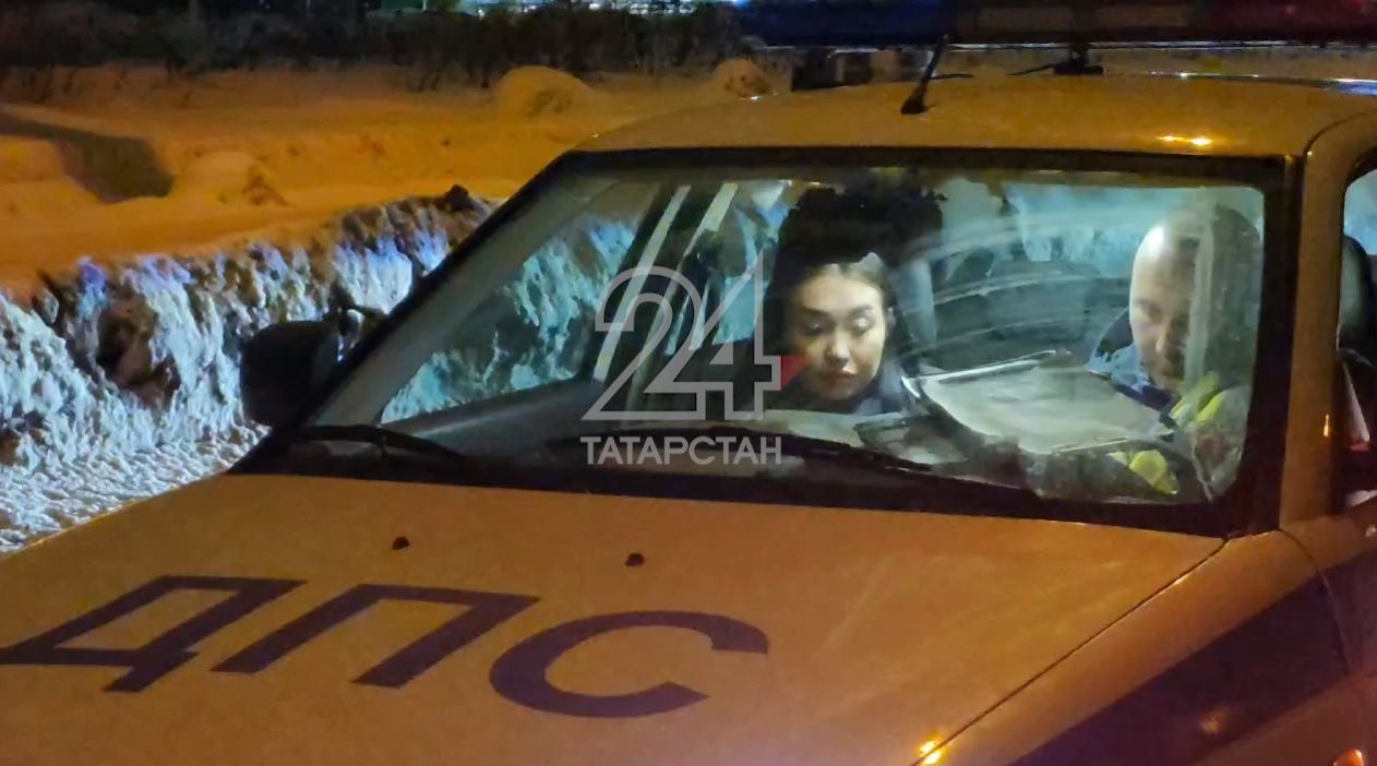 Женщина устроила гонки с инспекторами на улицах Казани