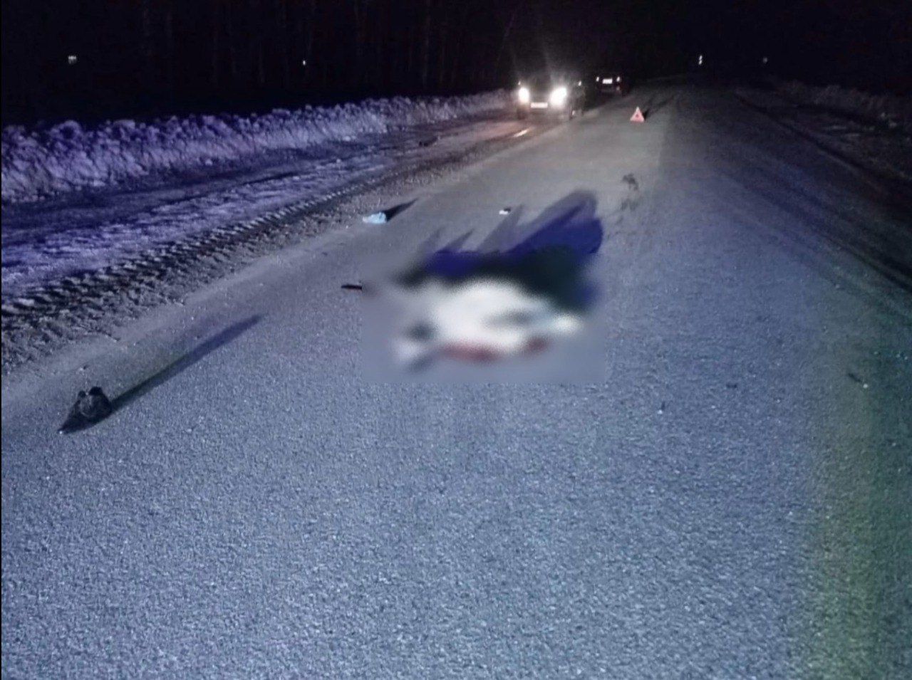 В Татарстане водитель легковушки насмерть переехал лежащего на дороге мужчину