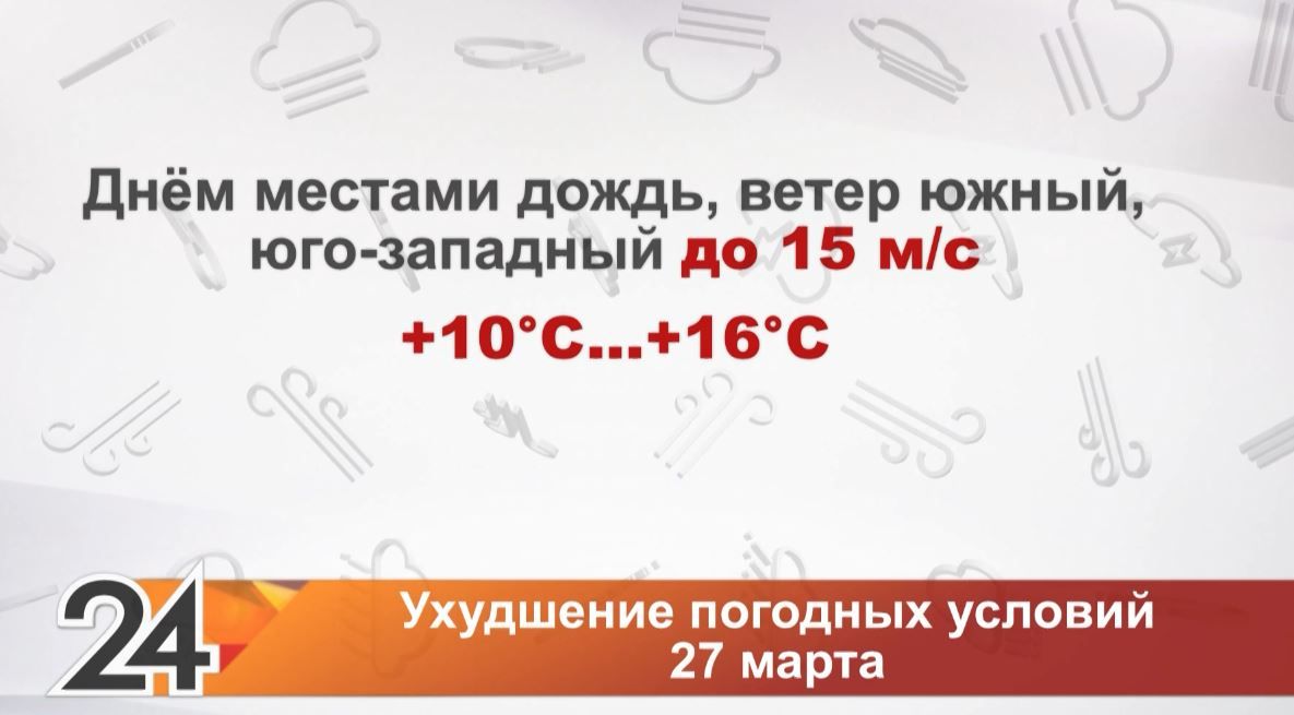 Гидрометцентр предупредил об ухудшении погоды в Татарстане