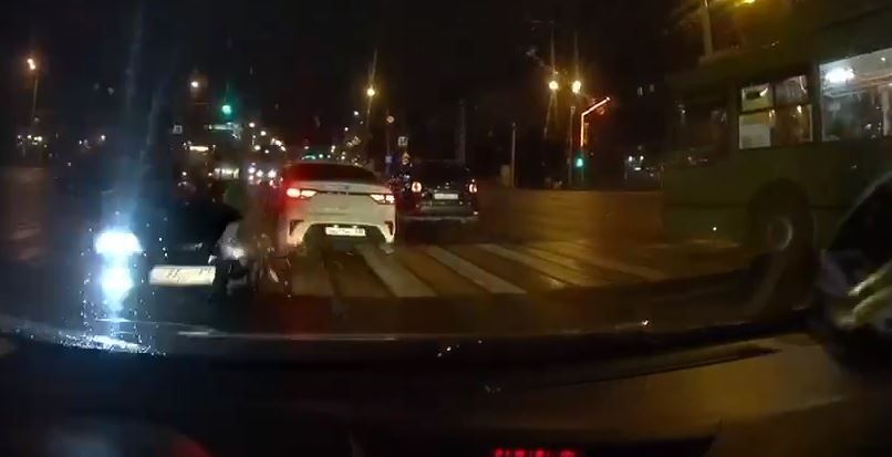 В Казани произошло массовое ДТП с участием четырех машин