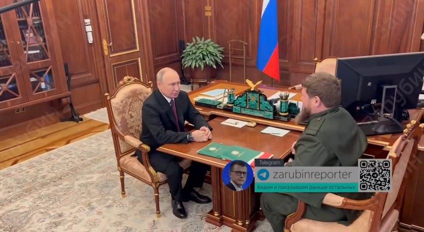 Владимир Путин провел встречу с главой Чечни Рамзаном Кадыровым