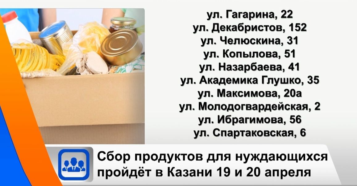 Акция Корзина доброты в Казани снова собирает продукты для нуждающихся семей