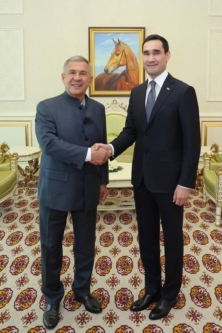 Минниханов встретился с Президентом Туркменистана Сердаром Бердымухамедовым