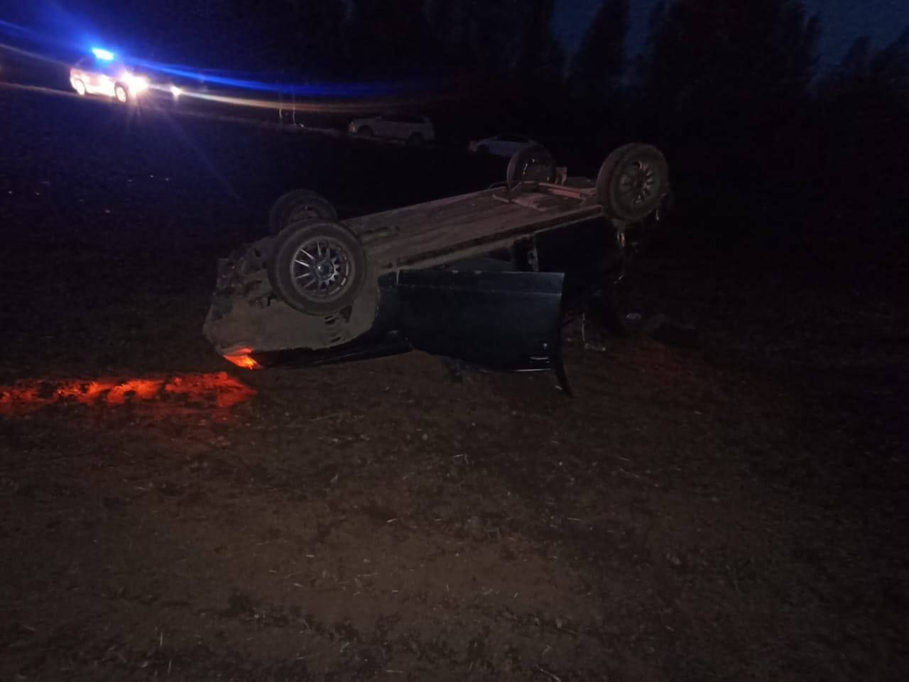 В Татарстане пассажирка оказалась в больнице после того, как легковушка вылетела в кювет