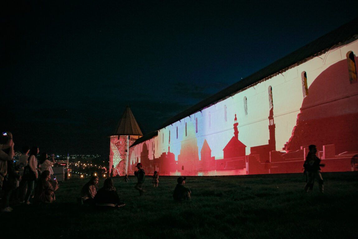 На стенах Казанского Кремля покажут уникальное световое шоу