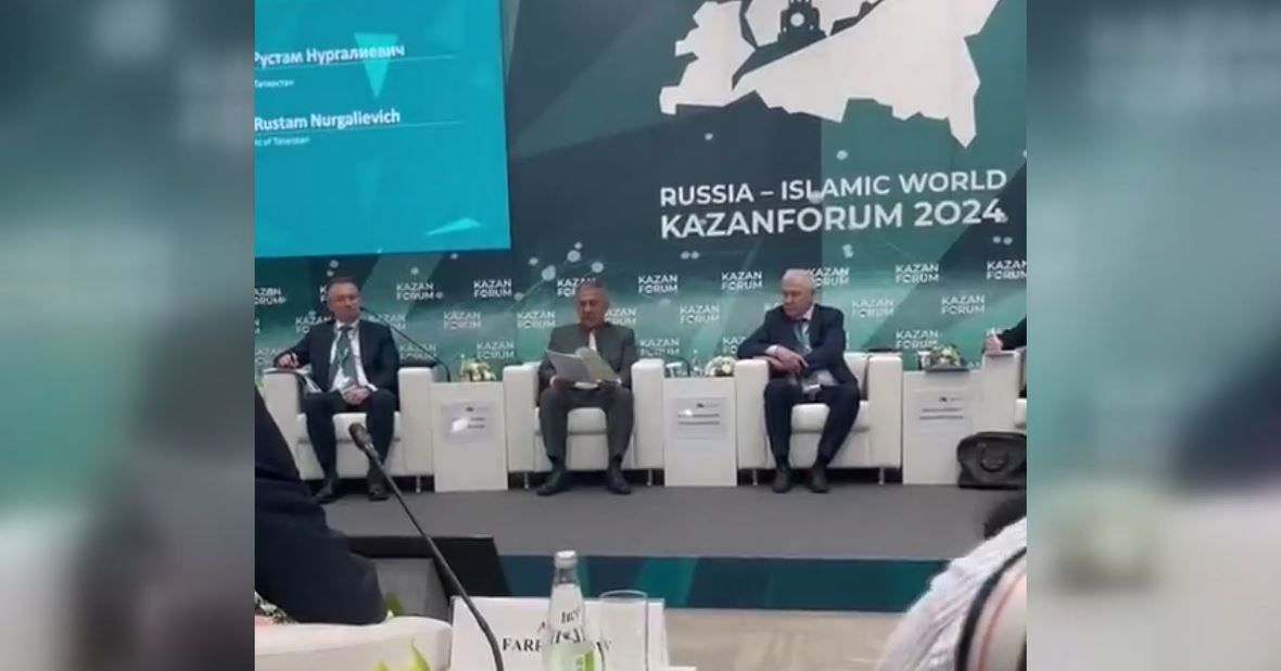 Раис РТ принимает участие на пленарной сессии в рамках KazanForum-2024