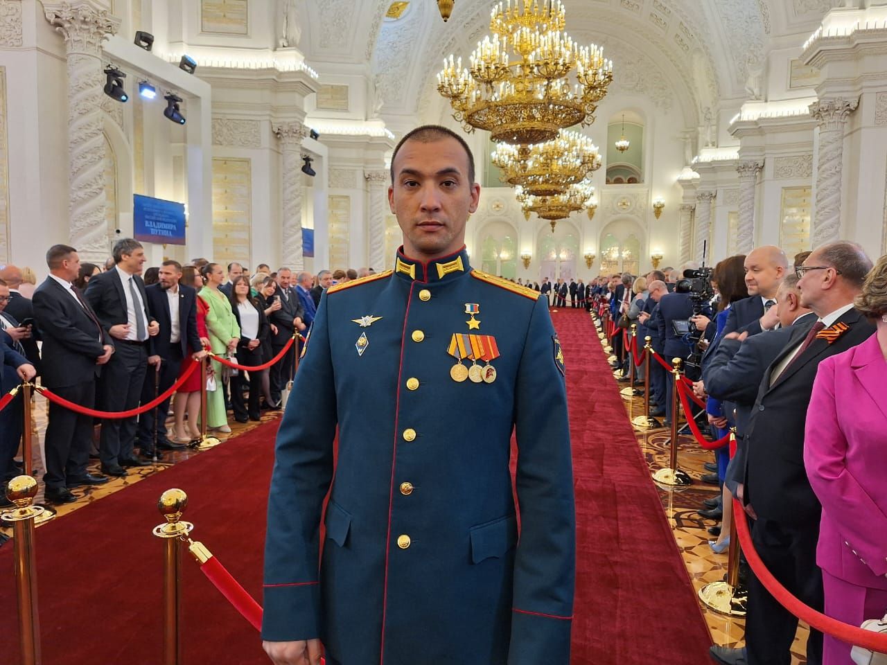 Герой РФ Расим Баксиков принял участие в инаугурации Президента России