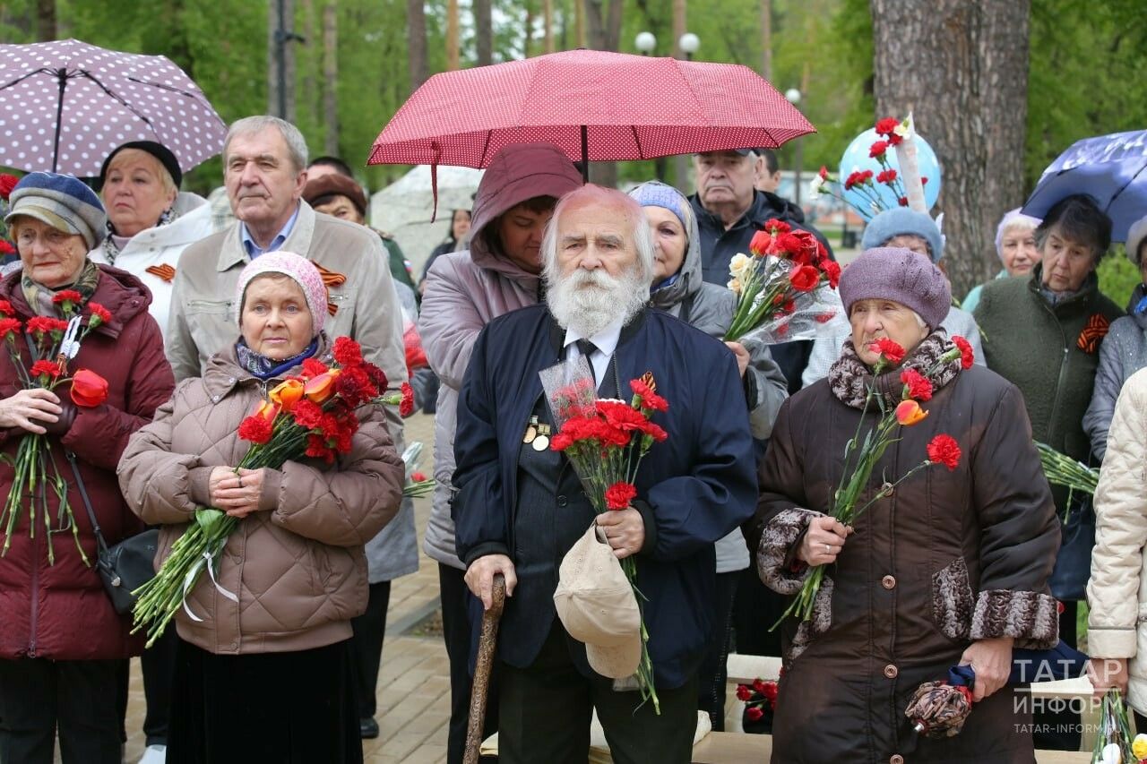 Дербышки отметили 79-ю годовщину Победы митингом у мемориала