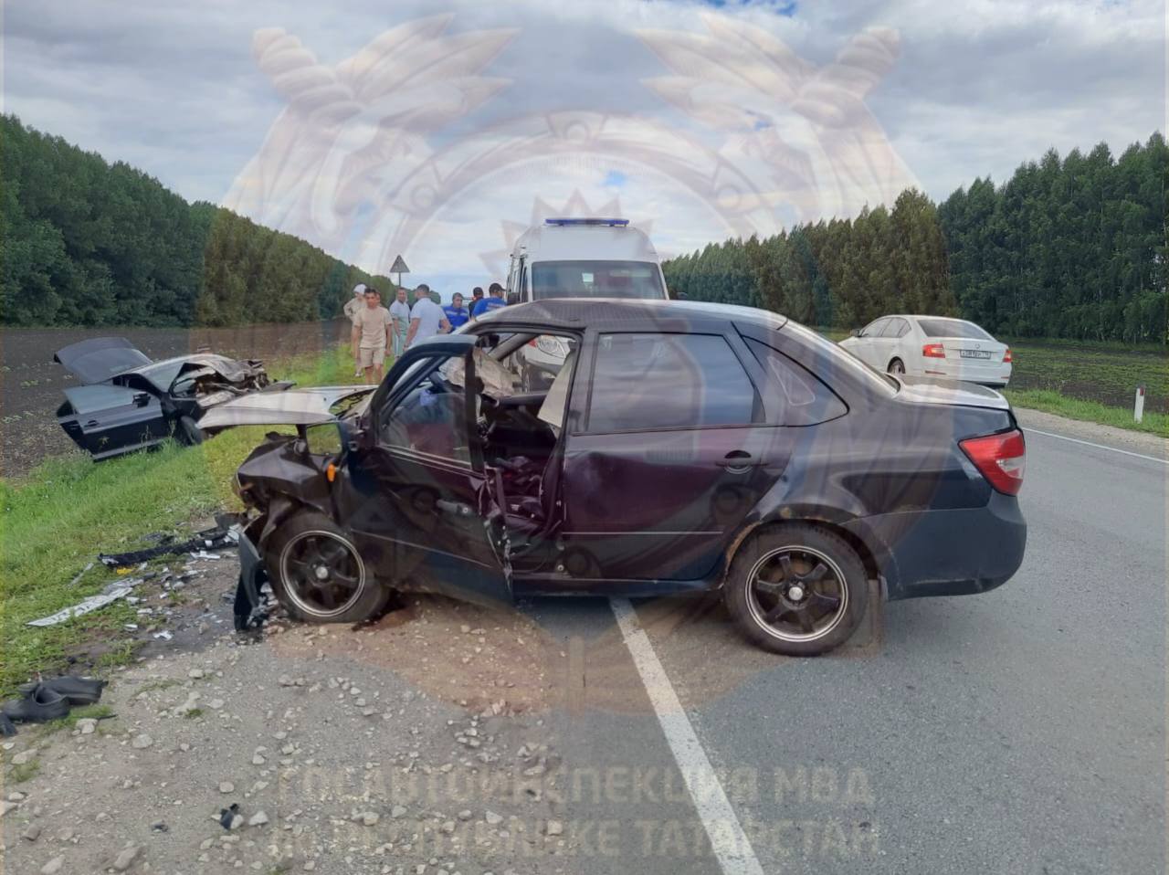 Аксубай районында ике машина бәрелешкән, бер кеше үлгән