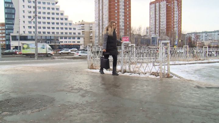 В Казани синоптики прогнозируют гололедицу на дорогах