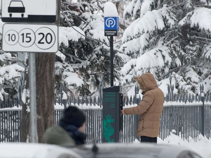 В новогодние праздники парковки Казани работают бесплатно
