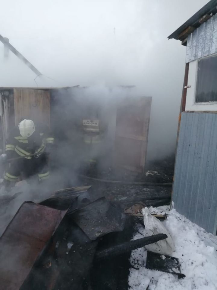 В Татарстане на пожаре погибла пенсионерка