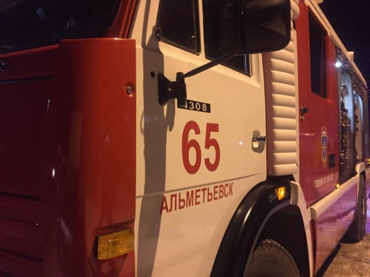 В Альметьевске пожарные спасли 12 человек из горящей многоэтажки