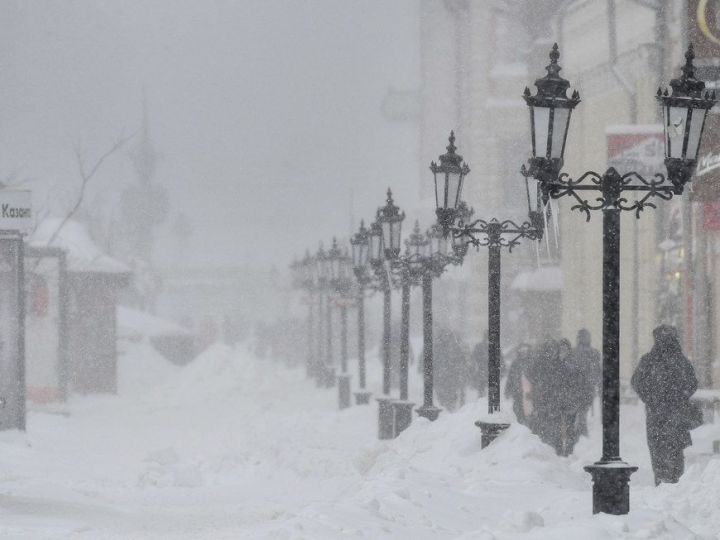 В Казани прогнозируют  снег и ухудшение видимости