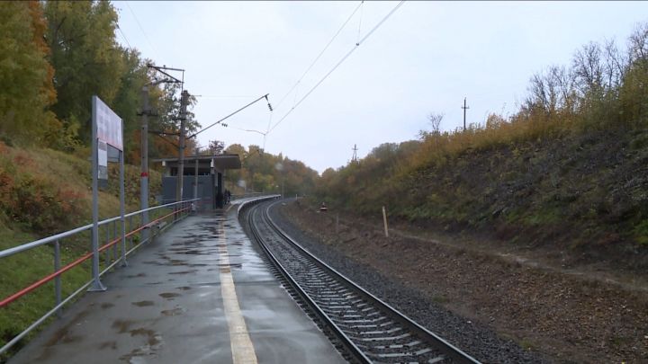 Дополнительная остановка появится по маршруту следования электрички Казань-Свияжск