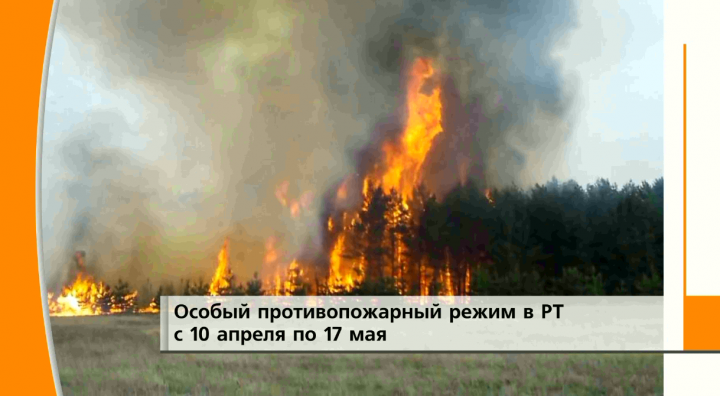 С 10 апреля в Татарстане начинает действовать особый противопожарный режим