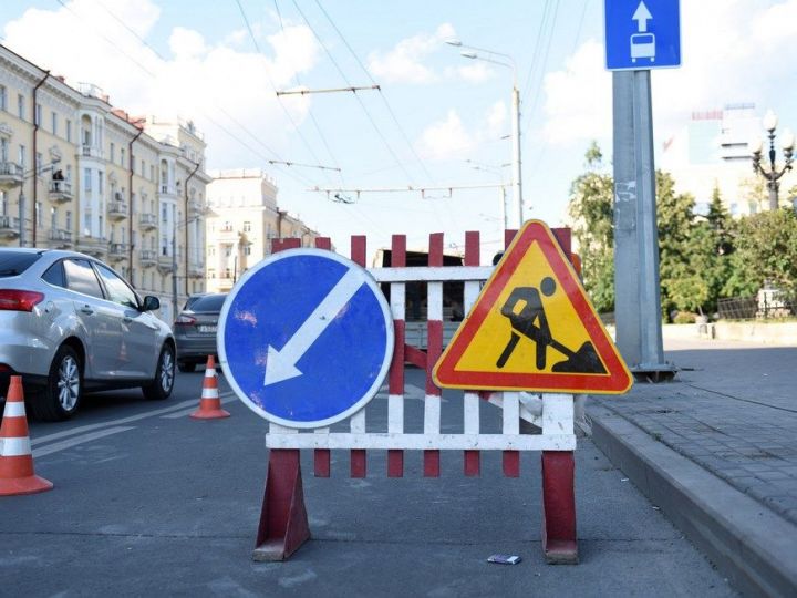 В июне в Казани ограничат движение транспорта по улице Тихомирнова