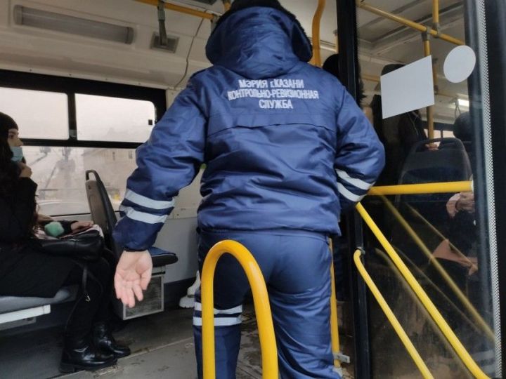 В Казани проверили общественный транспорт на соблюдение масочного режима