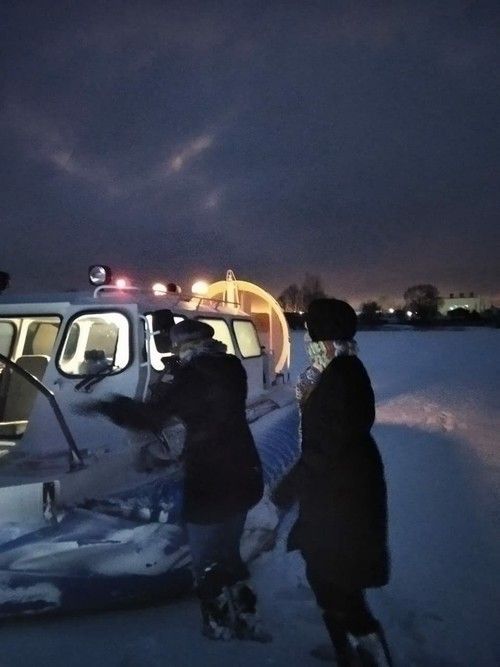 В Казани спасли двух женщин, гулявших на льду Волги