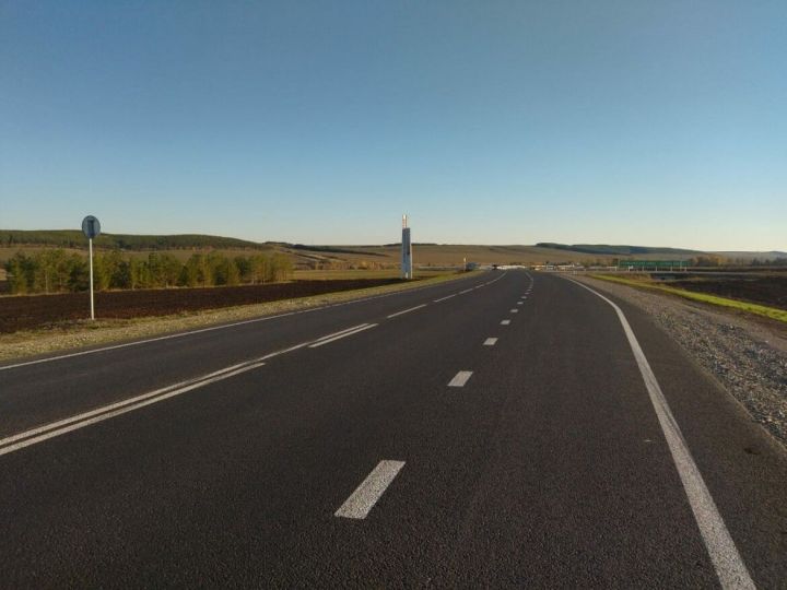 В Татарстане отремонтировали участок дороги Набережные Челны–Сарманово