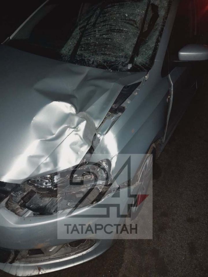 Иномарка насмерть сбила мужчину на трассе в Татарстане