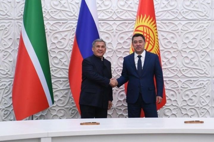 Минниханов встретился с президентом Киргизии Садыром Жапаровым