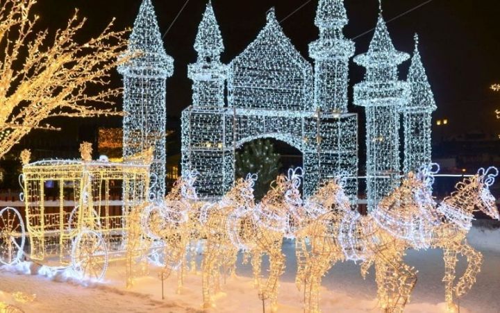 В Казани на поставку новогодней иллюминации потратят 5 млн рублей