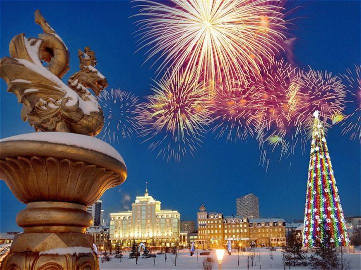 В Казани на улице Кремлевской установят новогодние светящиеся арки