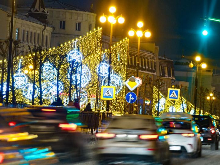 В Казани ограничат движение по ряду улиц из-за новогодних праздников