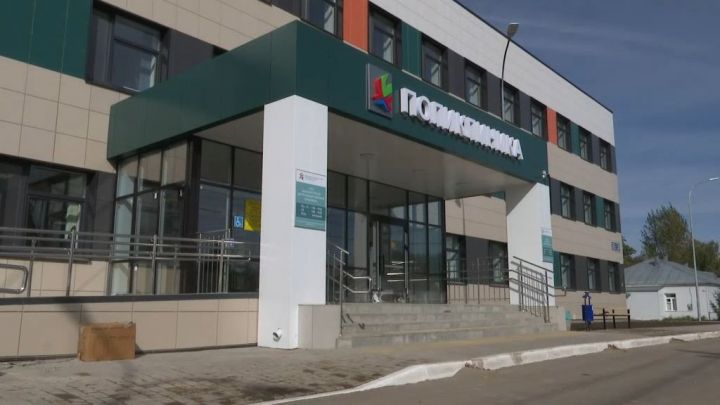 В Высокогорском районе Татарстана открылась новая поликлиника