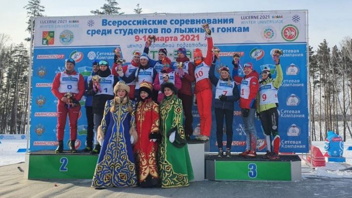 В Заинске проходят Всероссийские соревнования среди студентов по лыжным гонкам