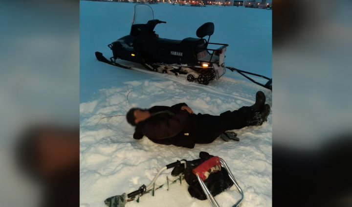 В Казани спасли рыбака, уснувшего на льду реки
