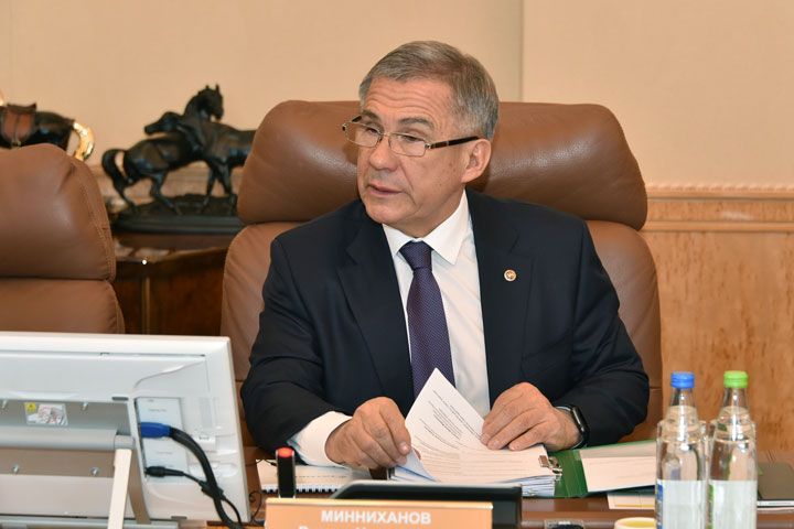 Минниханов провел заседание совета директоров ПАО «Татнефть»