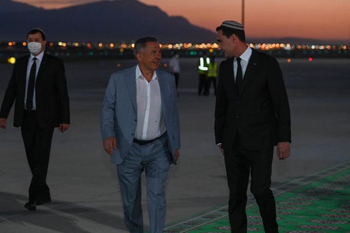 Минниханов прибыл с рабочим визитом в Туркменистан