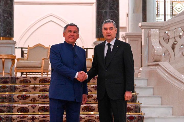Президент Татарстана встретился с главой Туркменистана