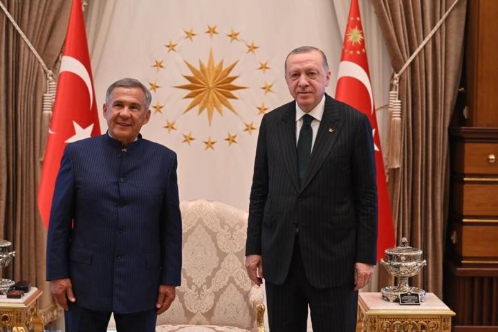 Рустам Минниханов встретился с президентом Турции Реджепом Эрдоганом