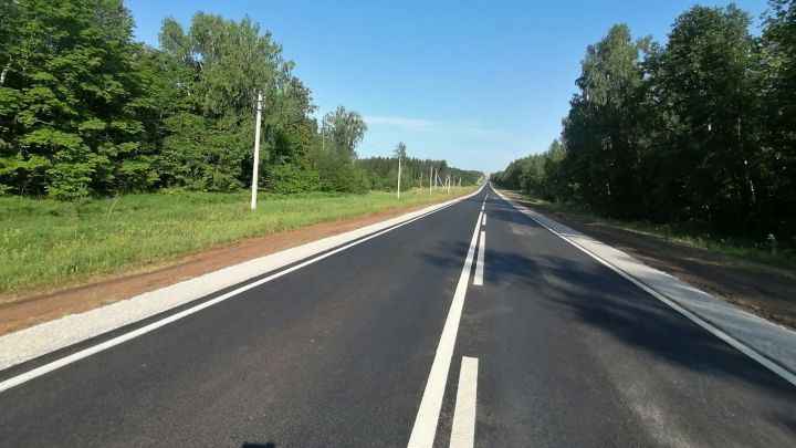 В Альметьевске завершили ремонт дороги Альметьевск - Азнакаево