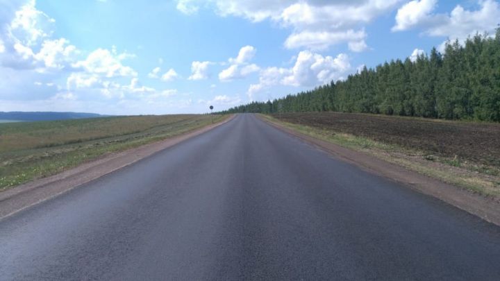 В РТ завершен ремонт дороги Азнакаево – Ютаза – М-5